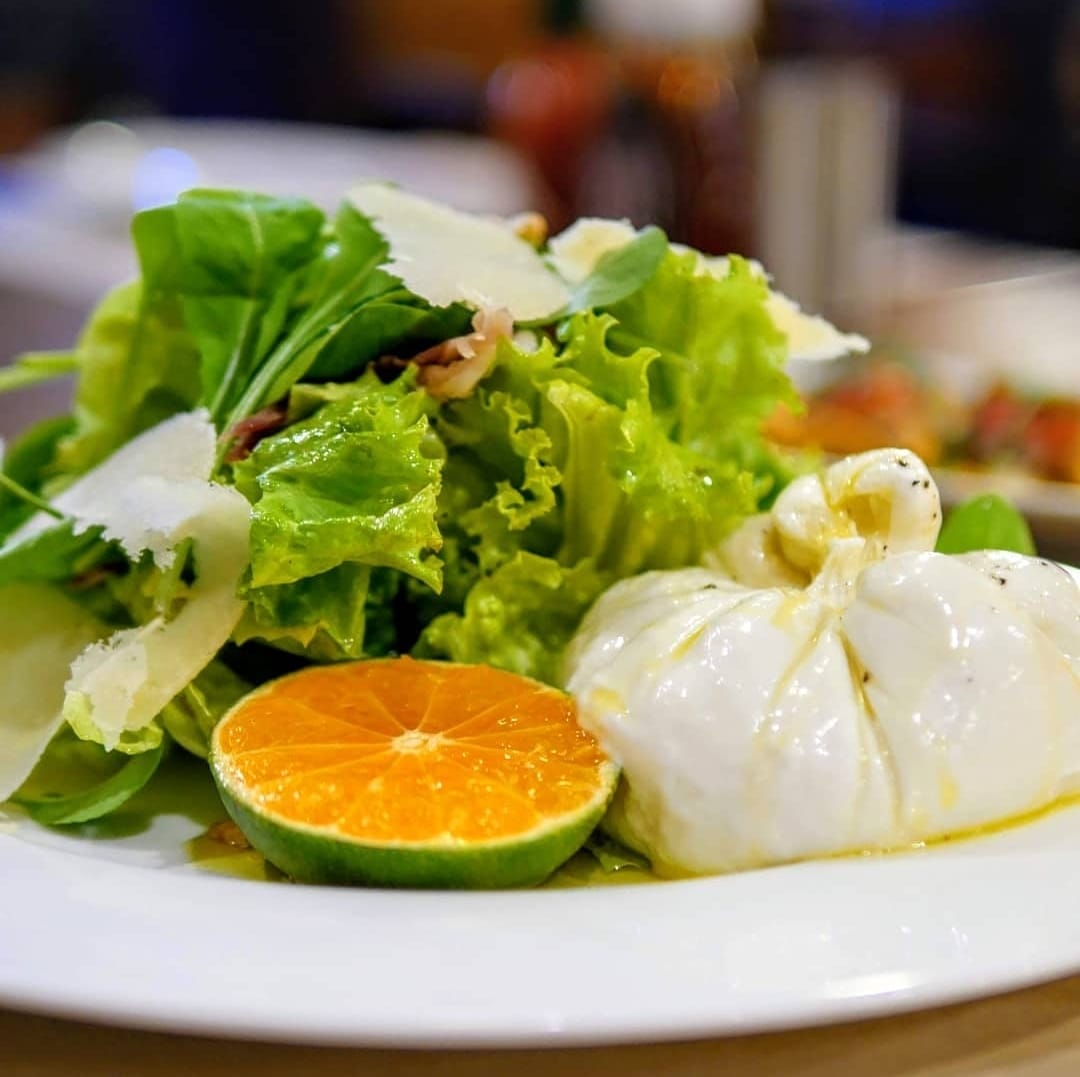 Summer Salad with Burrata